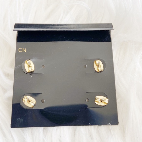 $5 $5 $5 NEW House of Harlow 1960 Set Two Gold Stud Earrings - Picture 3 of 3